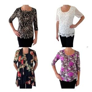 EUC Huge Lot Women'‎ Cloth Tops, Dresses, Blouses Wholesale Resell 10 pic Size S
